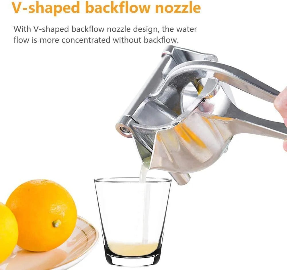 Stainless Steel Lemon & Orange Juicer – Manual Handheld Citrus Fruit Squeezer