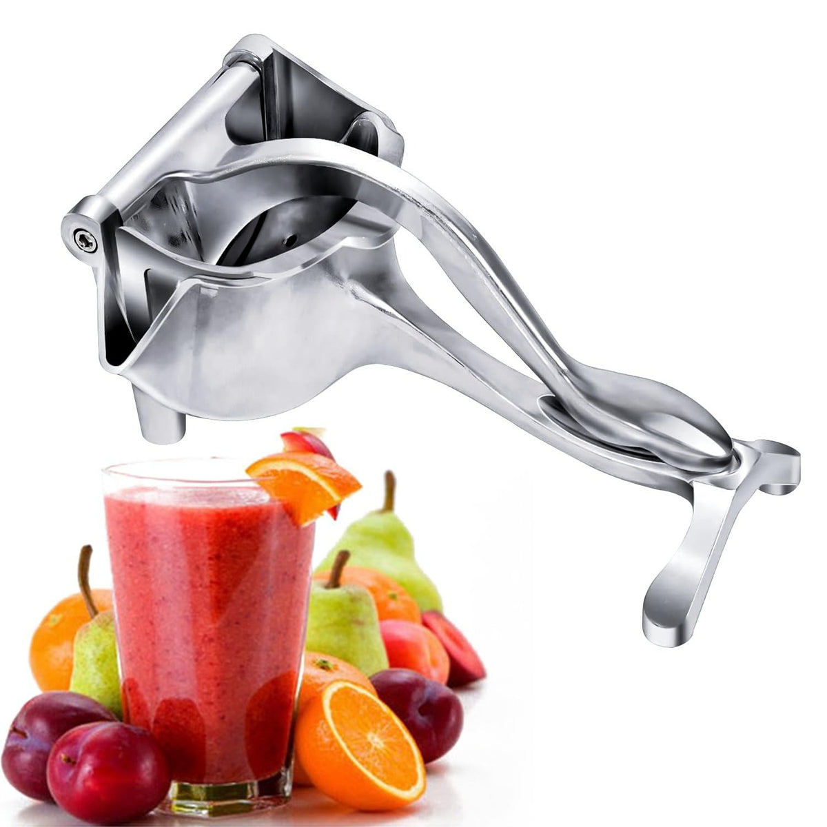 Stainless Steel Lemon & Orange Juicer – Manual Handheld Citrus Fruit Squeezer