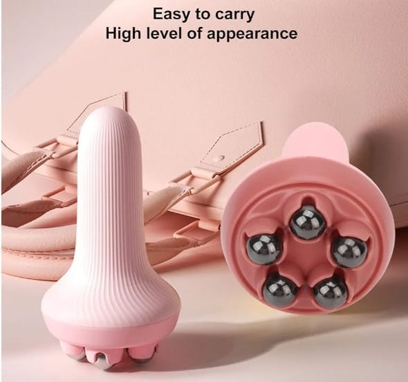 360° Roller Hand Massager – Manual Full Body Massage Tool for Neck, Back & Legs
