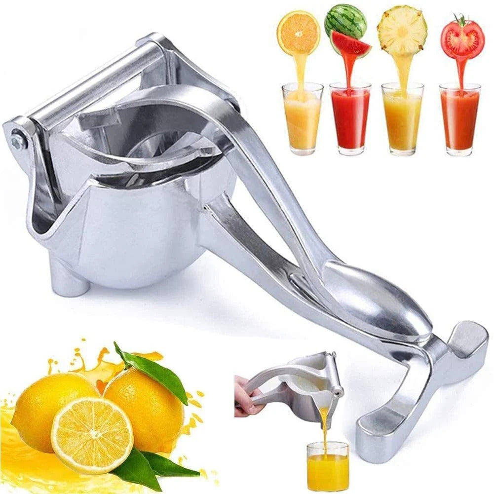 Stainless Steel Lemon & Orange Juicer – Manual Handheld Citrus Fruit Squeezer