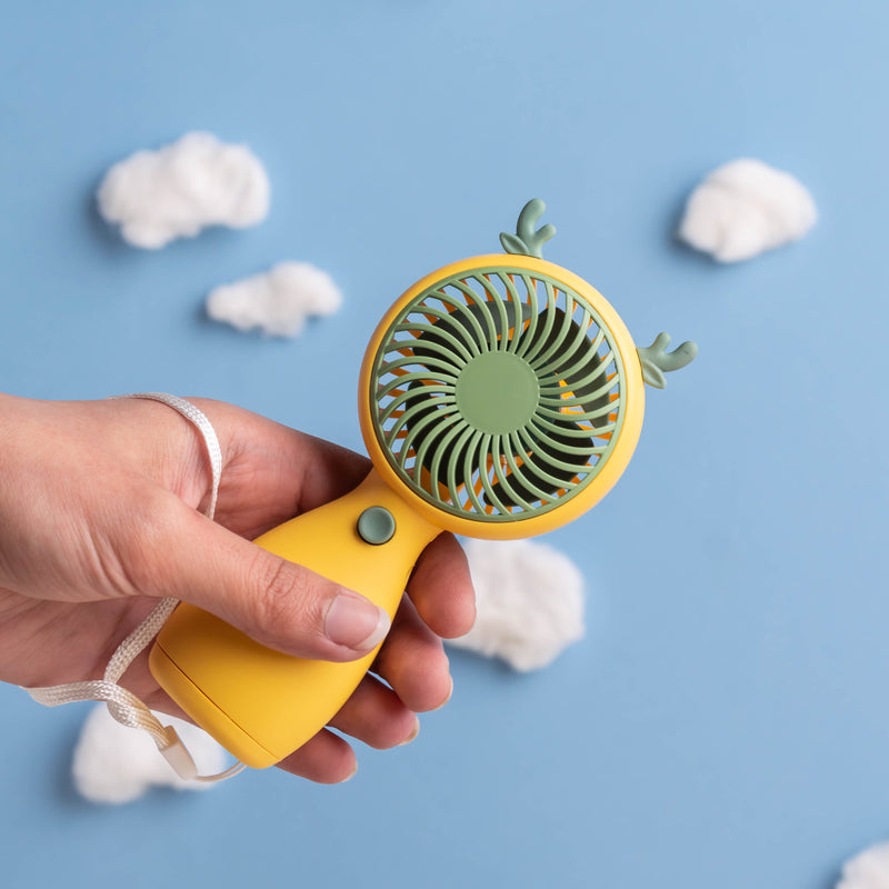 Portable USB Rechargeable Mini Handheld Fan – Lightweight Personal Cooling Fan