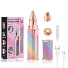 2-in-1 Eyebrow & Facial Hair Remover – Rechargeable Portable Beauty Trimmer