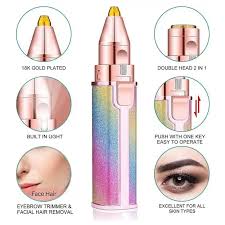 2-in-1 Eyebrow & Facial Hair Remover – Rechargeable Portable Beauty Trimmer